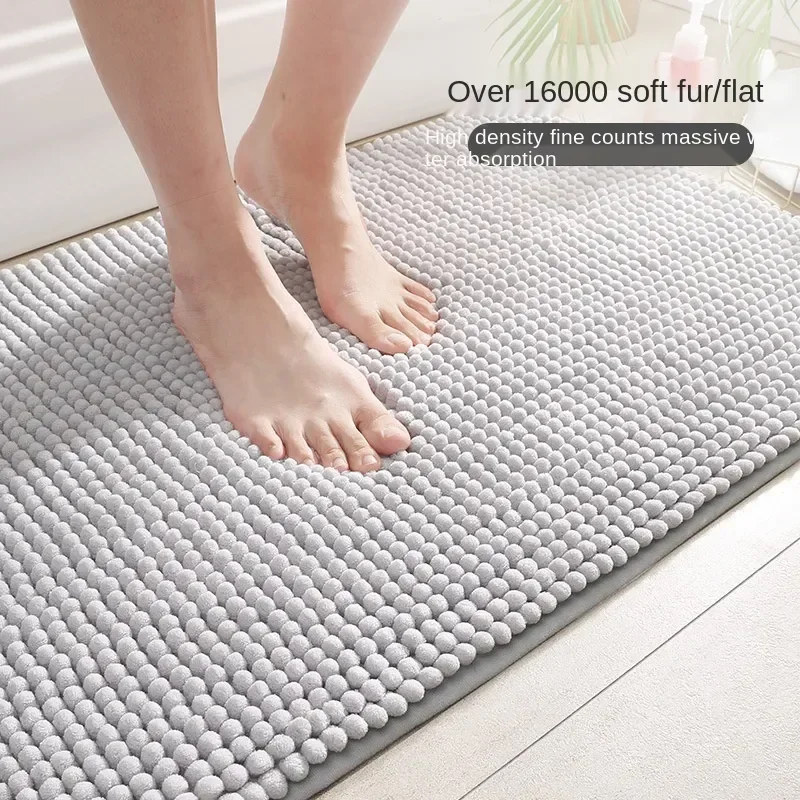 

Floor Tapete Mat Slip Living Rug Kids Banheiro for Microfiber Anti Water Chenille Absorb Mat De Bath Room for Bathroom Carpet