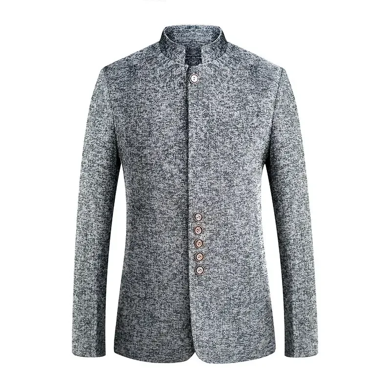 

Эксклюзивный новый мужской модный деловой британский стиль однотонный джентльменский удобный Молодежный костюм в Корейском стиле