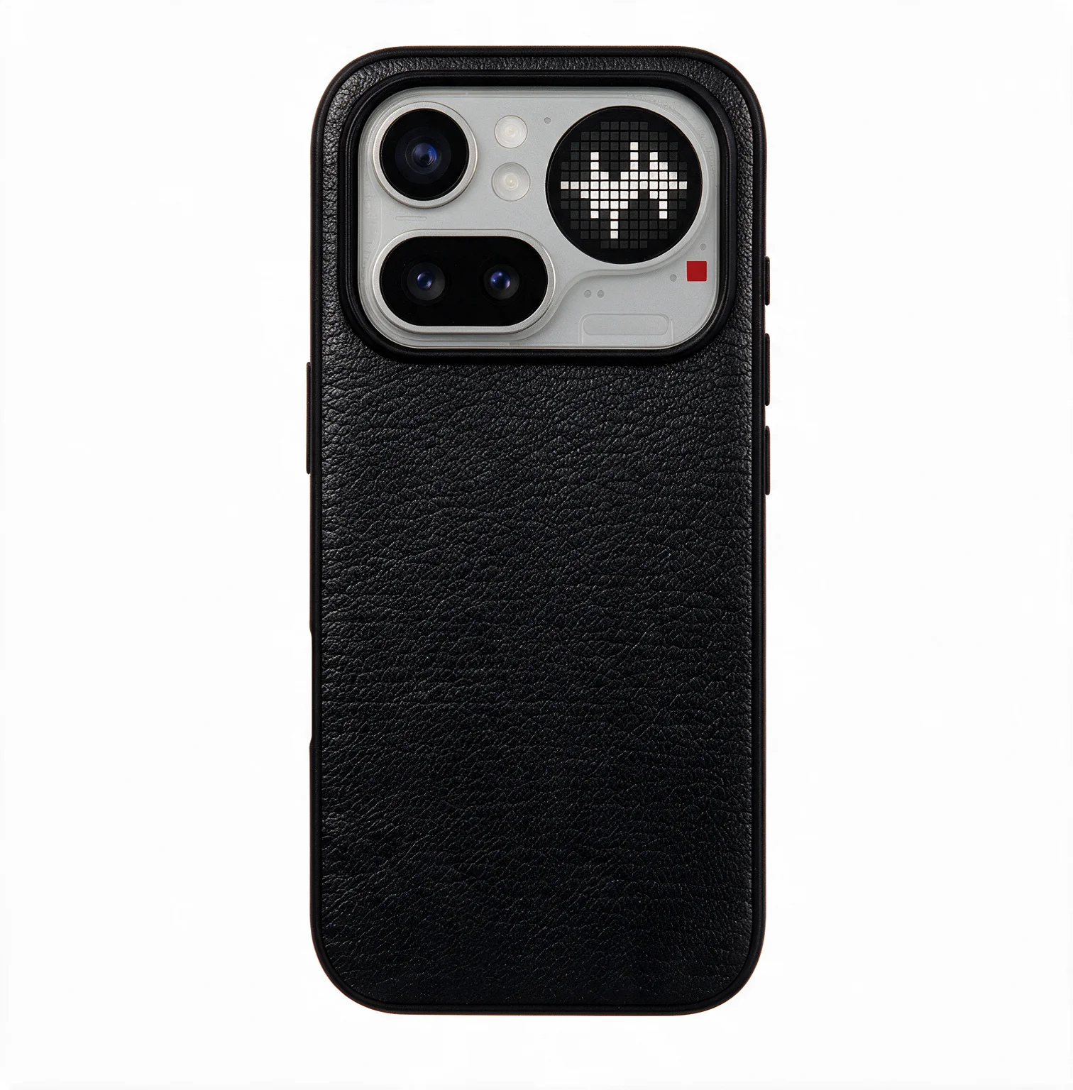 Luxury Sheepskin Leather Phone Case - Solid Color