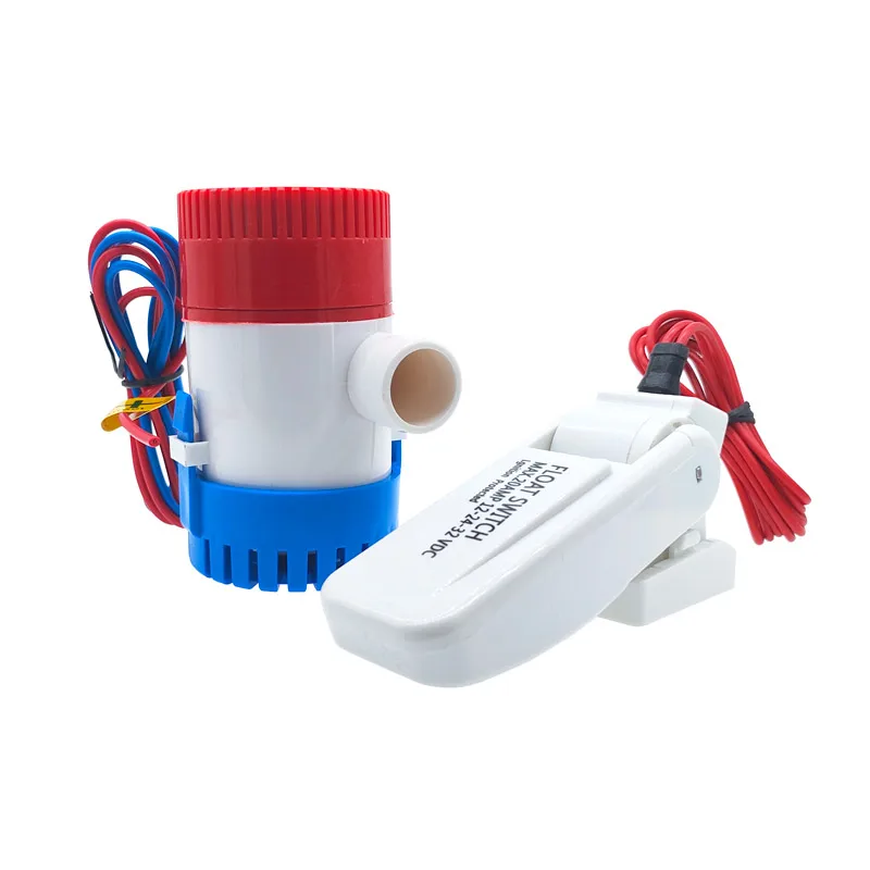 1 ชิ้น 12 โวลต์ 24 โวลต์ 1100gph 750gph ปั๊มน้ําท้องเรือ Float Switch ปั๊มน้ําใช้ในเรือเครื่องบินมอเตอร์บ้าน houseboat ปั๊มน้ําท้องเรือ 1