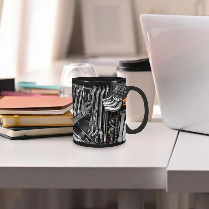 Funny Mechanic Coffee Mug Black Ceramic