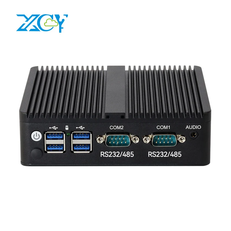 Fanless Mini PC 12th Gen Intel Celeron J6412 DDR4 M.2 SSD 2x GbE LAN RS232 RS485 Support WiFi 4G LTE Windows 10/11 Linux fanless industrial mini pc i7 1165g7 2x ddr4 slots m 2 nvme 2x 2 5gbe lan rs232 rs485 gpio support wifi 4g 5g lte 9v 36v input