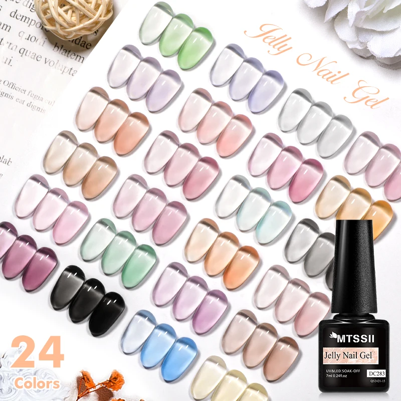 Mtssii Jelly Gel Nail Polish Set Image 6