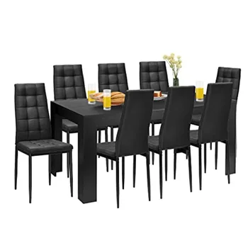 9-Piece Wood Dining Table Set 1