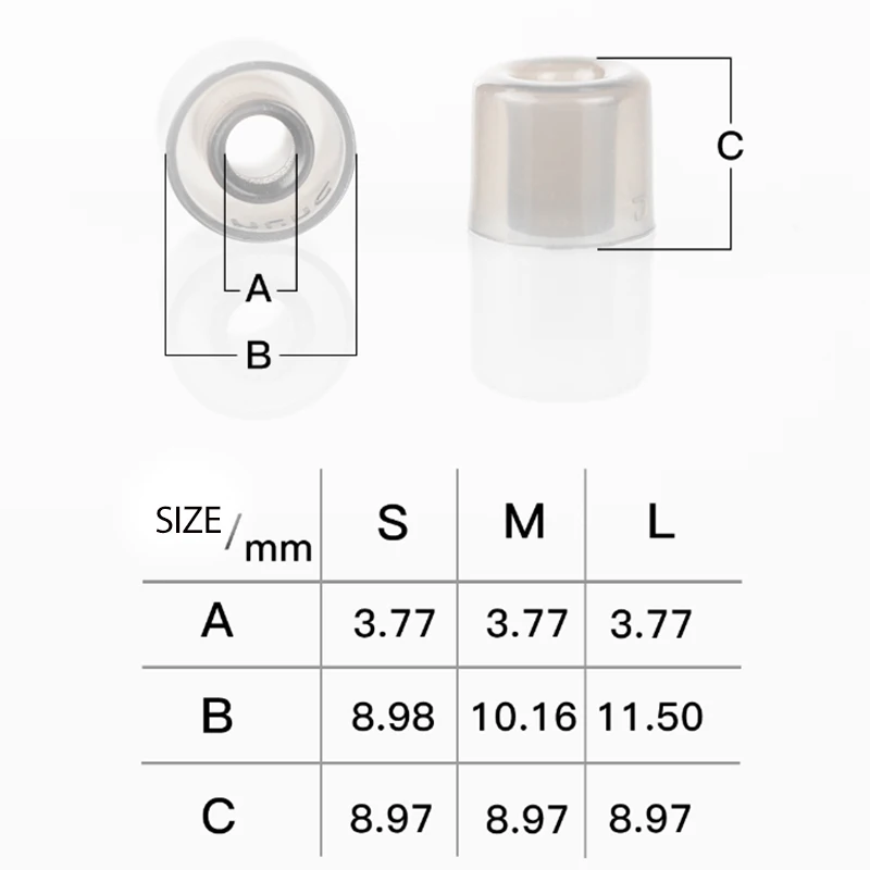 Dunu ss Stage Studio Silicone Eartips xl l m s Pares - Image 2