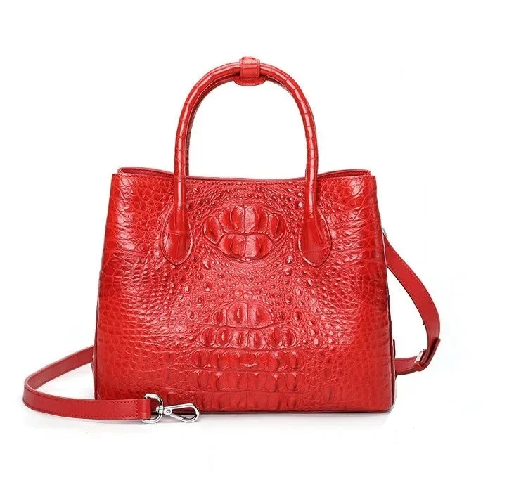 

Genuine Crocodile Leather Women Handbag Luxury Real Alligator Skin Tote Bag Shoulder Bag Crossbody Bag