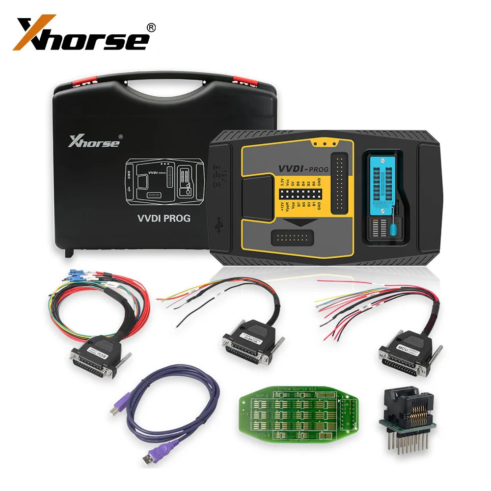 

Xhorse VVDI Prog Auto Programmer Tool V5.3.1 For BMW ISN NEC MPC Infineon Chip Read Write ECU MCU IMMO EPR Multi-Language