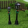 1/12 Dollhouse Mini Street Light Models Dollhouse Christmas Street Lamp Ornament Dolls House Micro Fairy Garden Decoration 1
