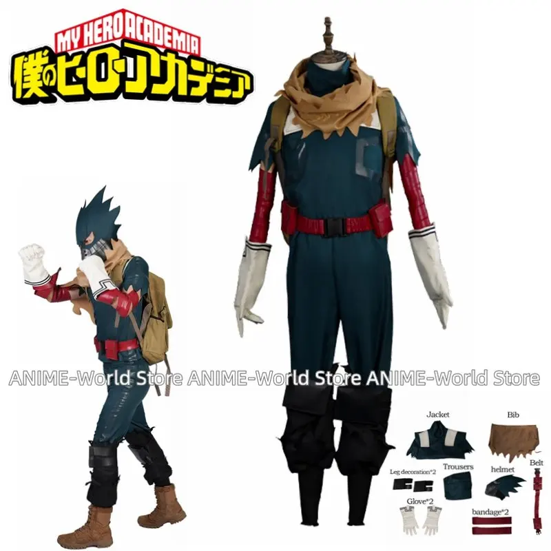 

My Hero Academia World Cosplay Heroes Mission Boku No Hero Akademia Izuku Midoriya Deku Cosplay Costume Green Battle Suit