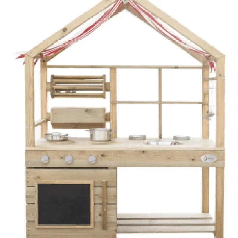 

Kindergarten Outdoor Wooden Sand and Water Toys Playing with Sand, Water Wall, Sink, Ecological Cabin, Meteorological Stat
