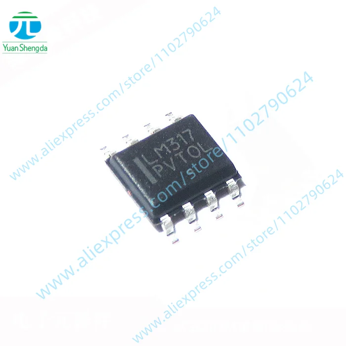 

5PCS New Original LM317LDR2G Linear Regulator Chip SOP-8 LM317