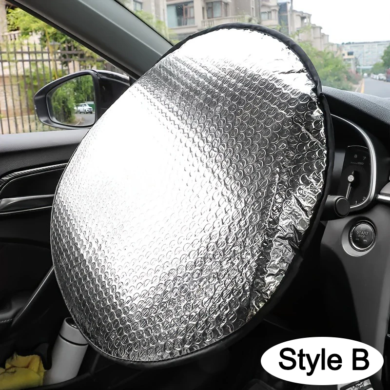Premium Double Thick Foldable Sun Shade Cover - Silver Anti-UV Protection