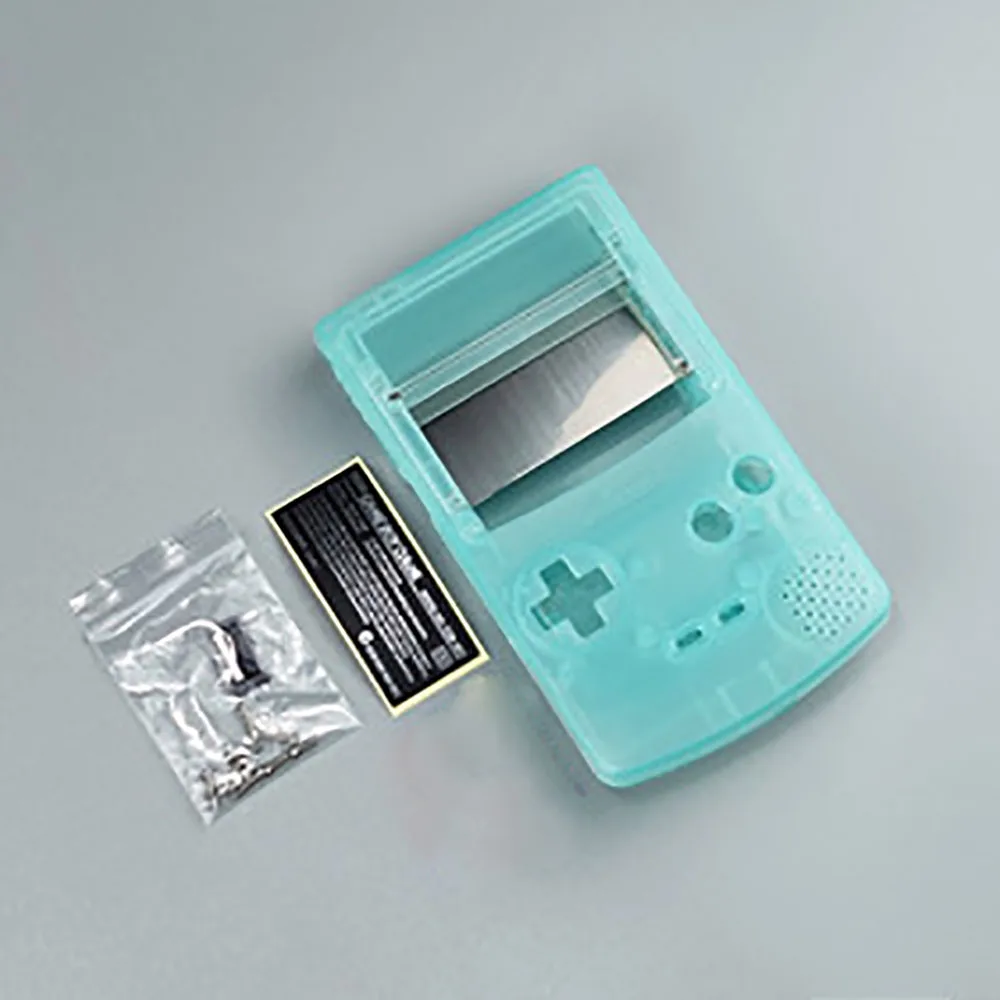 YUXI 1Set Plastic House Shell For Gameboy Color For GBC Shell Full Laminated IPS Highlight Screen Dedicated No Need To Cut Shell