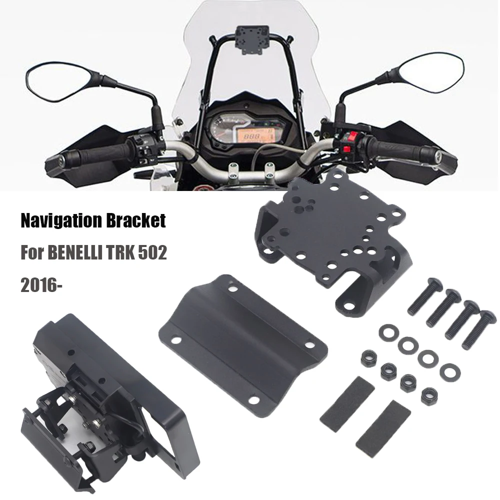 Motorcycle Accessories Stand Holder Phone Mobile Phone Gps Plate Bracket For Benelli Trk 502 2016-
