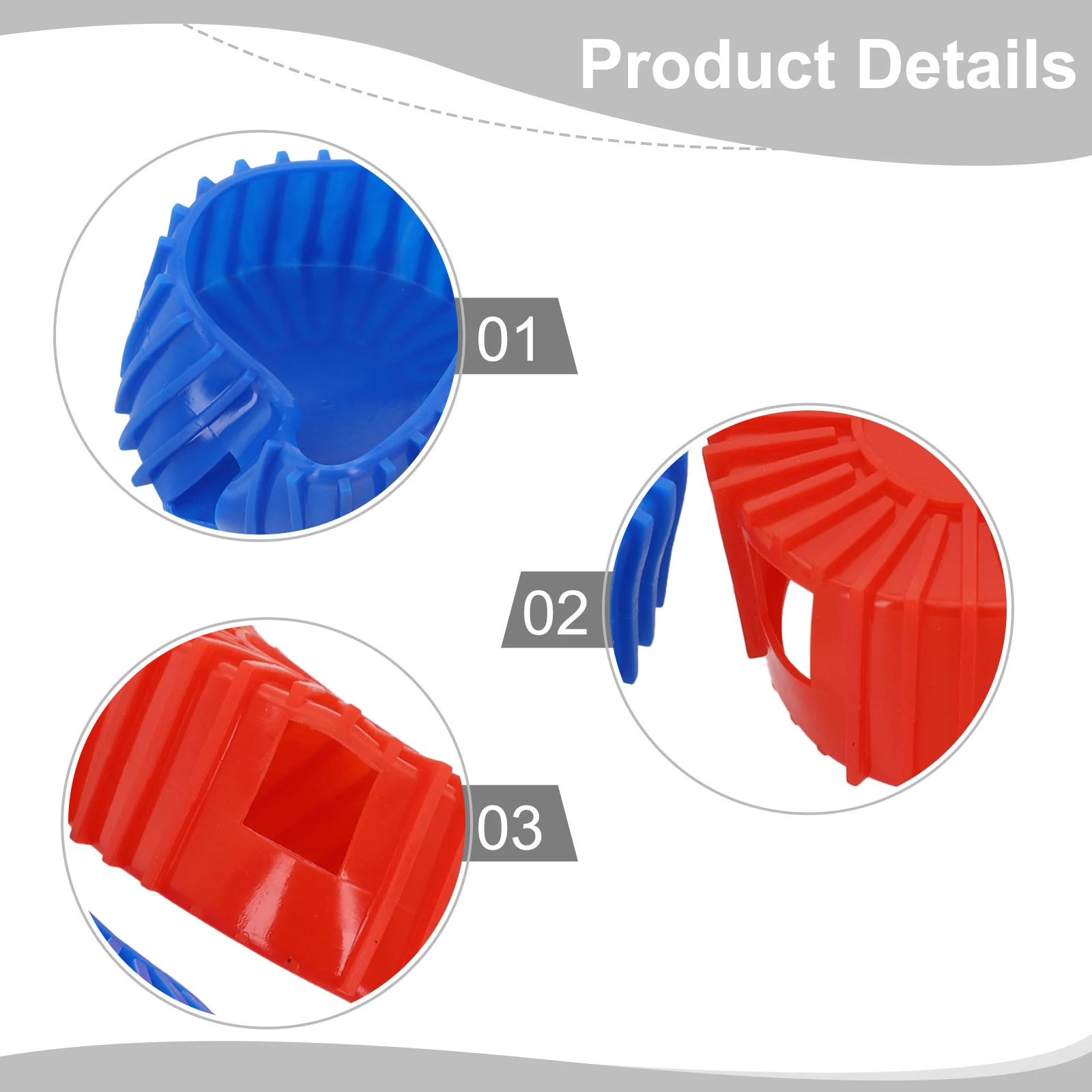 Description Picture 2 of item2pcs Pressure Gauge Cover Rubber 70mm Manifold Gauge Protective Boot Covers For Gauges 64mmx75mm HVAC Gauges