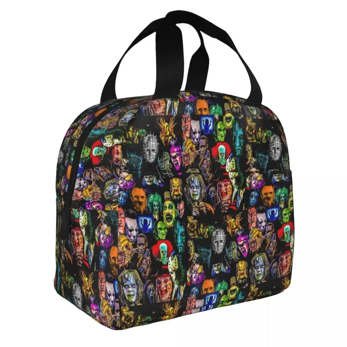 공포 영화 배디 레전드 절연 도시락 가방, 헬레이저 핀헤드 식사 용기, 보온 도시락 상자, 야외 음식 가방 토트 