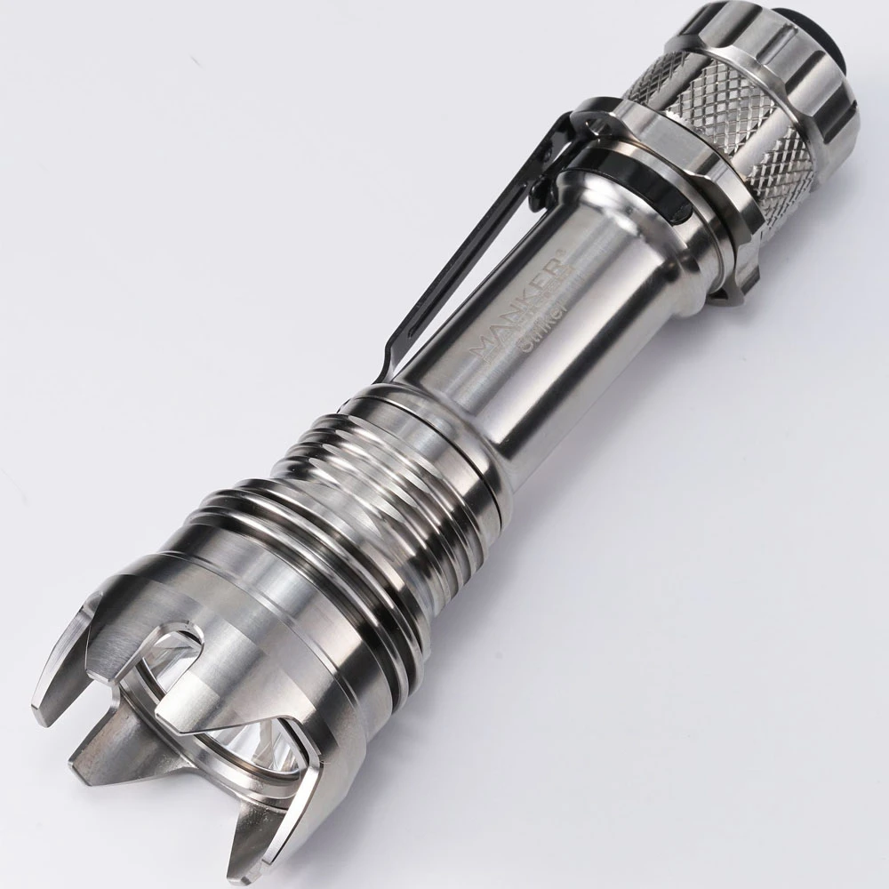 Manker Striker Ti Luminus Sft40 Led Removable Ss Strike Bezel Tactical