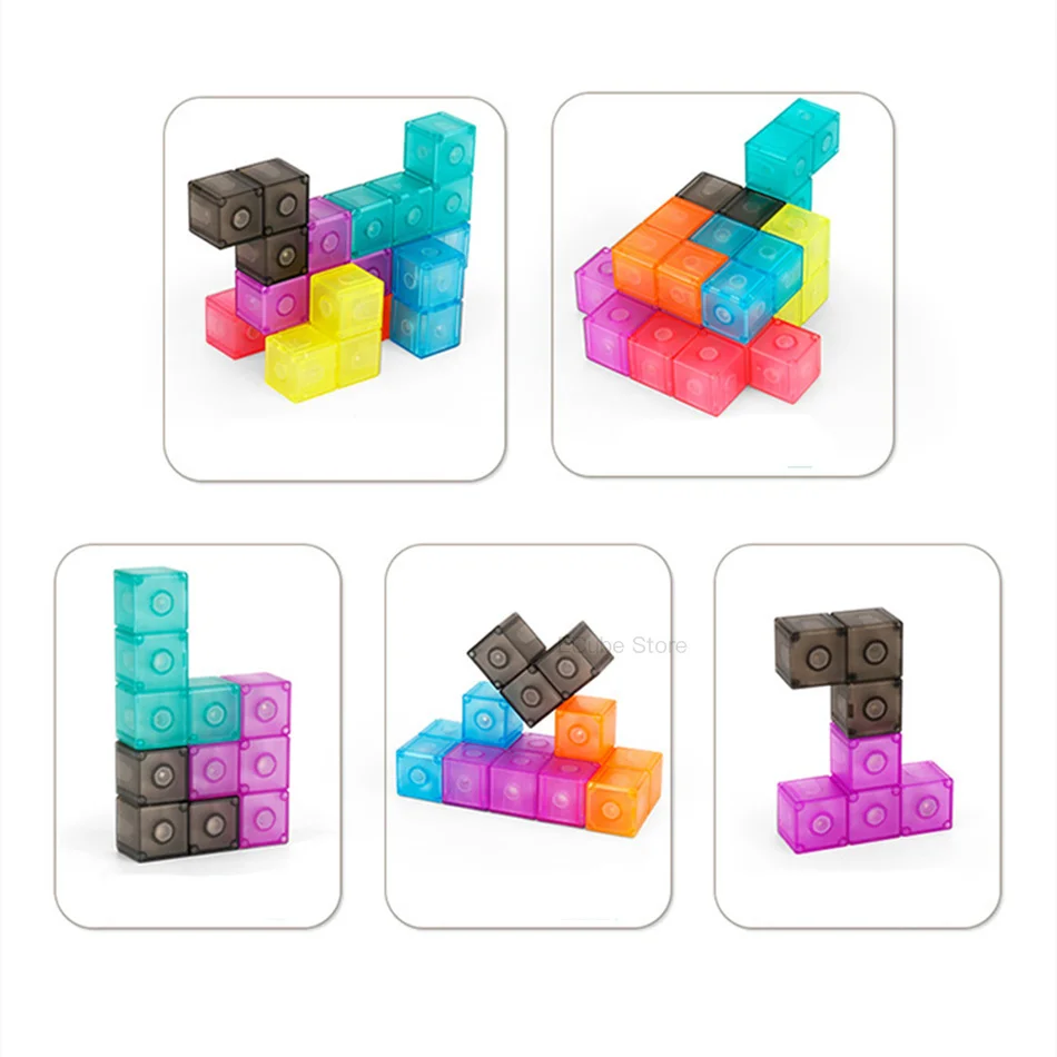[ECube] Moyu Meilong Ruban Magnetic Cube 3D Twist building blocks Puzzle Cubing Classroom Speed Cubes For Kids