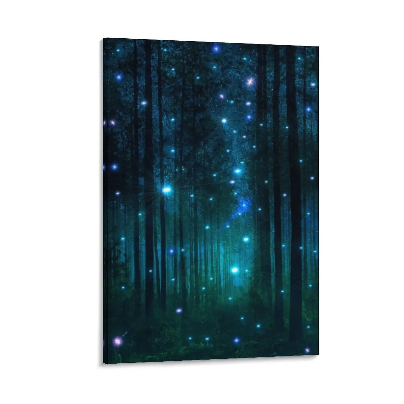 

Glowing Space Woods Canvas Painting interior paintings poster mural modern home decoration