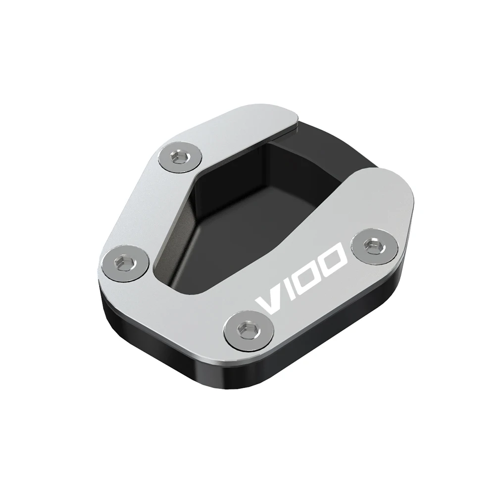 

NEW CNC Aluminum Side Stand Enlarge For Moto Guzzi V100 Mandello /S 2023 2024 Enlarge the foot support base Motorcycle Kickstand