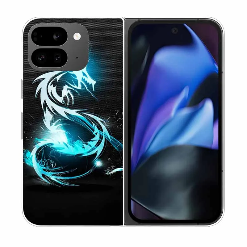 Clear Hard PC Back Cover with Cartoon Design