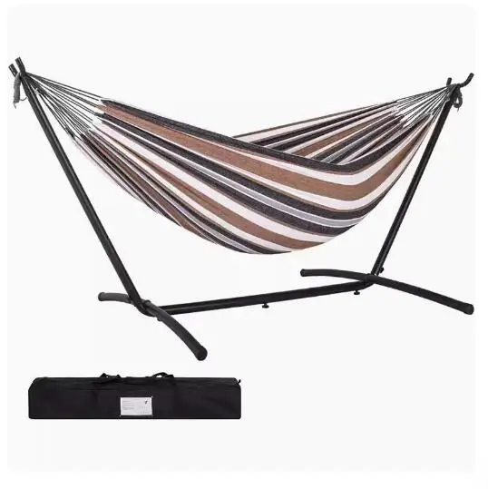 Double Canvas Hammock Outdoor Camping Shaker Chair Anti-Rollover Hammock Custom