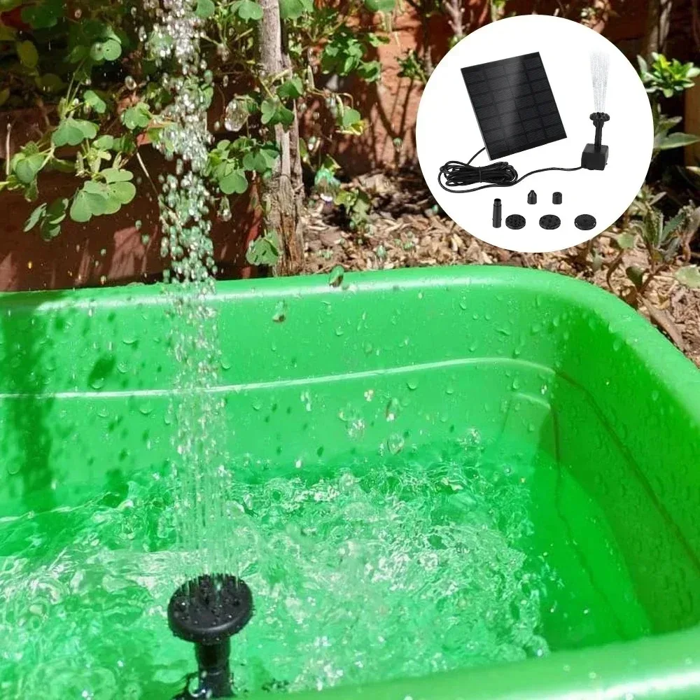 1.4W Split Design Solar Fountain Water Pump Suction Cup Design Stable solar fountain solar fountain pump water fountain garden pond fountain solar water pump