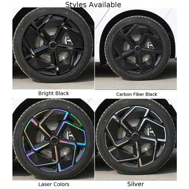 4pcs For BYD For SEAL EV 2023 Car Exterior Accessories Wheel Hub Stickers Cover Replacement Car Part 4