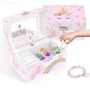 Girls Unicorn Music Jewelry Box with Spining Doll Cute Jewelry Storage Box Birthday New Year Christmas Music Box Gifts for Girls 1