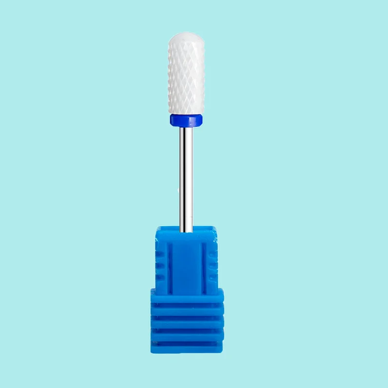 Ceramic Cutter Nail Drill Bits Head To Nails Gel Removal Tip Cutter Bits For Electric Drill Nail Sanding Cap Nails Accessories nail drill bit nail drill bits