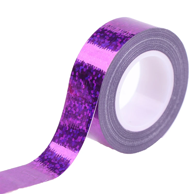 FeiraDeVaidade Laser Cloth Base Tape Masking Tape Adhesive Tape Stickers  Diy Scrapbooking Decorative Stickers 