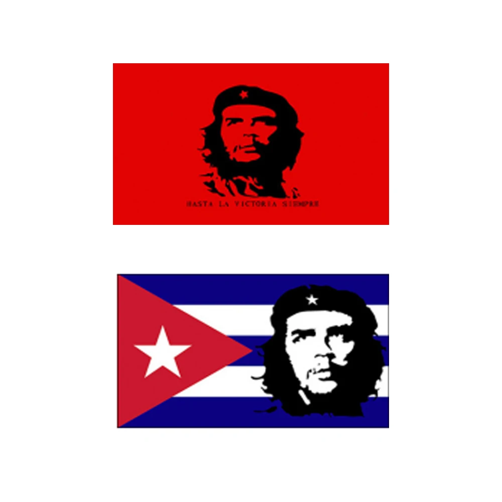 Bandera con Che Guevara fotografía editorial. Imagen de gente - 96309132
