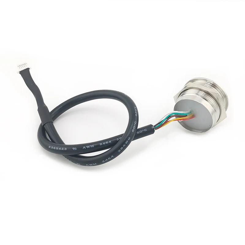 R503Pro 1500 Capacity UART/USB RGB LED Control Round Fingerprint Module Sensor For Access Control Arduino Android Free SDK