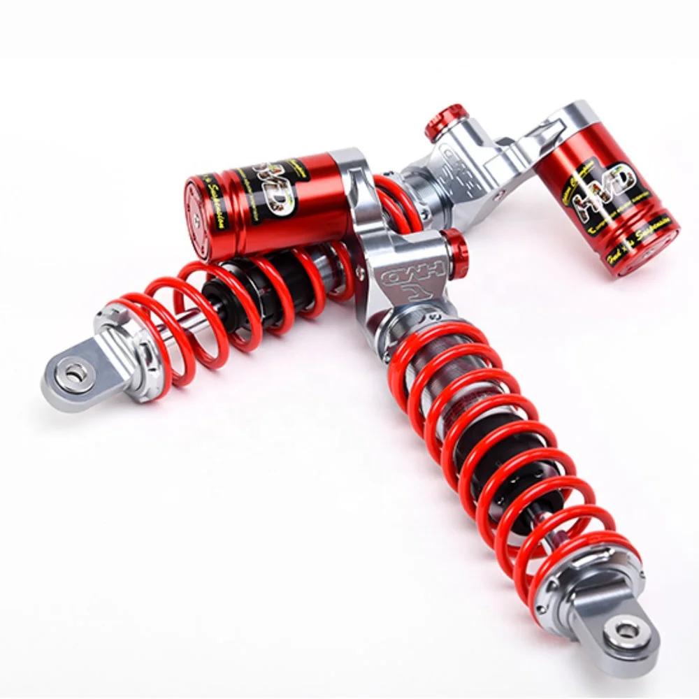 오토바이 후방 충격 흡수 장치 325/330MM Yamahas Honda Nmax Vmax 충격 흡수 장치 용 알루미늄 이중 조절 식 흡수 장치