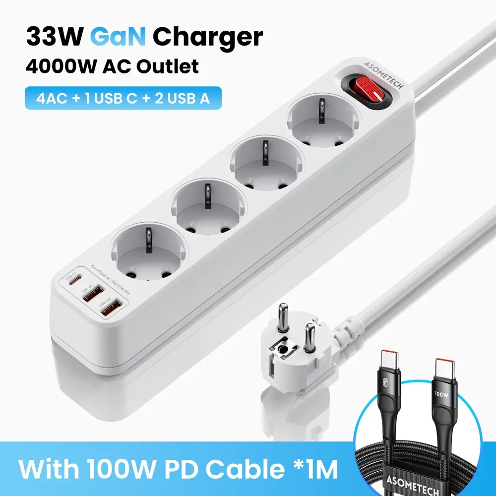 White With Cable