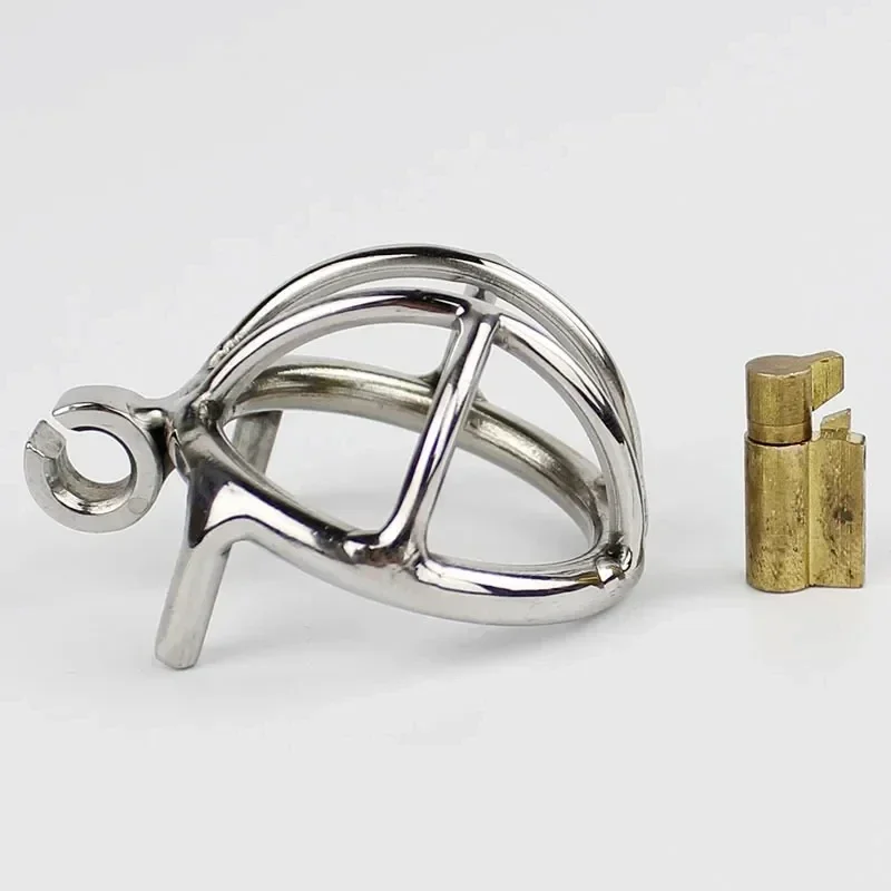 Super Small Penis Cage Lock Male Chastity Device Cock Ring Adult Sex Toy Men Breathable Cock Ring Penis Fetish Restrain