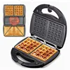 Panini 3 in 1 Household Sandwich Machine Multifunctional Waffle Cake Light Breakfast Steak Machine тостер 3