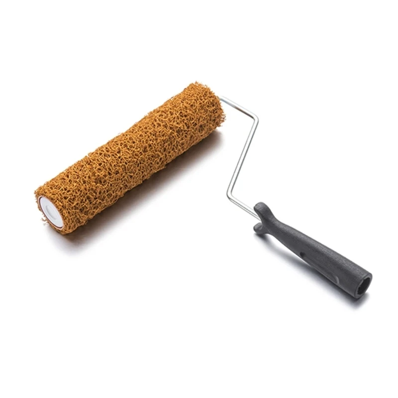 편리한 도구 9인치 텍스처 패턴 롤러 브러시 벽 브러시 퍼티 롤러 드라이월 컴파운드 롤러 벽 장식 브러시