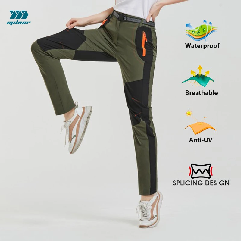 

Женские Походные штаны, летние водонепроницаемые быстросохнущие уличные штаны для кемпинга, треккинга, рыбалки, женские брюки для альпинизма Ripstop
