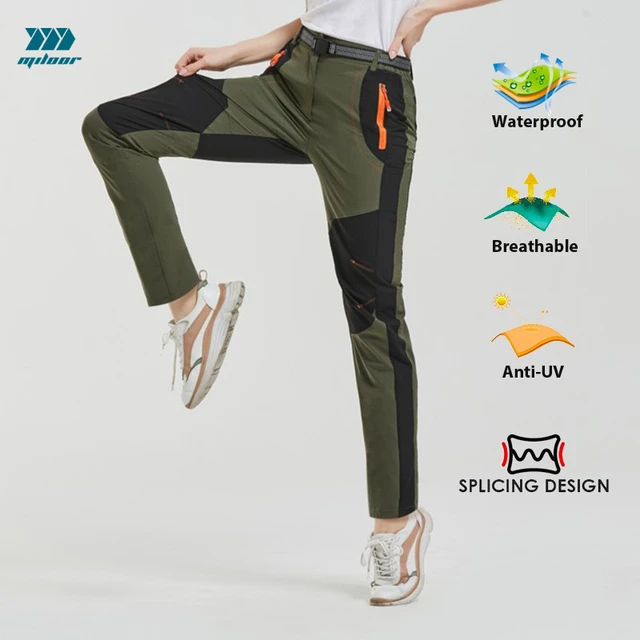 Women Hiking Pants Summer Waterproof Quick Dry Outdoor Camping