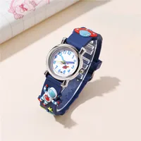 Hot Sell Spaceman Children Watch For 1-15 years old Boys Soft Silicone Cartoon Kid Wristwatch Clock 1