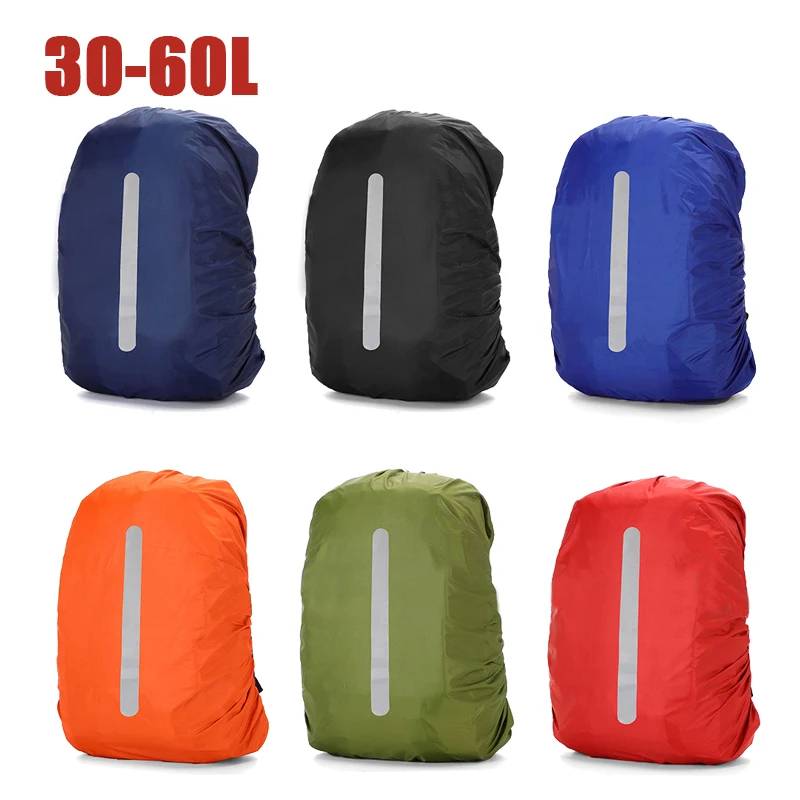 3060L Reflective Waterproof Backpack Rain Cover Outdoor Sport Night