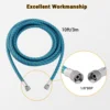 3 meter/10-Ft Nylon Braided Airbrush Air Hose Standard 1/8"" - 1/4"" Adapter Suit for Air Bursh Kit 3 in 1 Tool Accessories 3