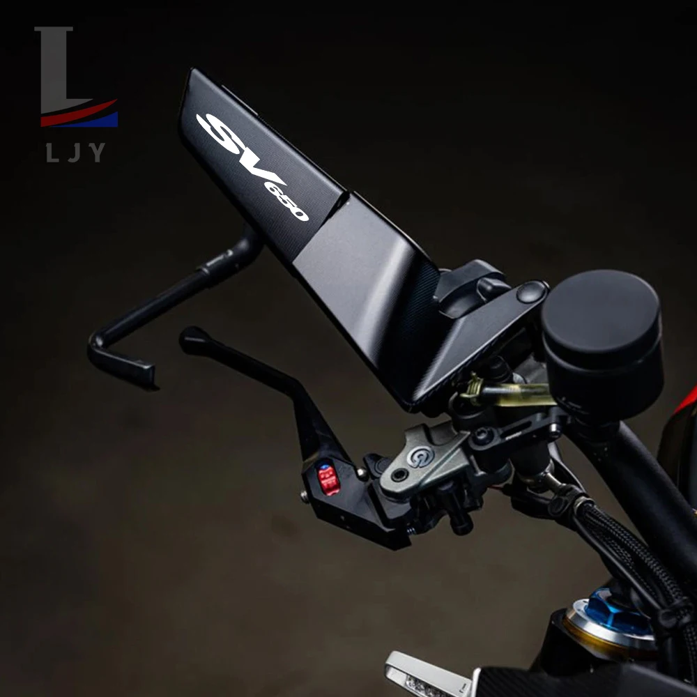 스즈키용 오토바이 미러 스텔스 윙렛 미러, SV650 SV 650 SV650X SV650S