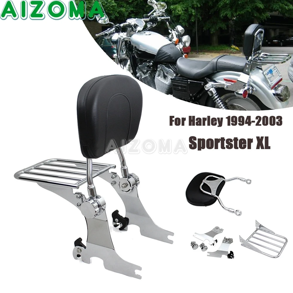 

Хромированный задний багажник для Harley Sporster XL 1200 883 XL883R XL1200C XL883C XL1200S 1994-2003