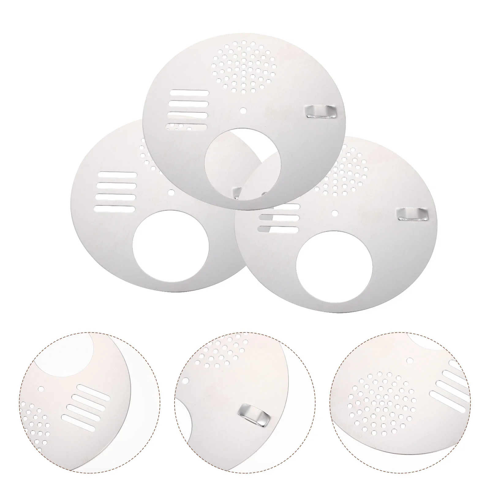 

5 Pcs Bee Hive Beehive Entrance Reducer Beehive Entrance Reducer Box Equipment Multi-Function Ventilator Stainless Steel