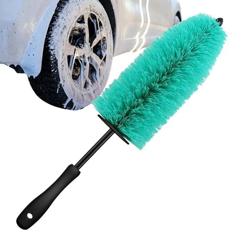 

Wheel Cleaner Brush Car Tire Brush Rim Cleaner Brush For Car Wash Wheel Car Detailing Brushes For Trucks Motorcycles And SUVs