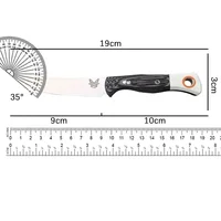 BM Knives 15500-1K Fixed Blade Knife S45VN Blade Steel Made Hunt Meatcrafter G10 Handle Outdoor Camping Hunting Pocket Tool 2