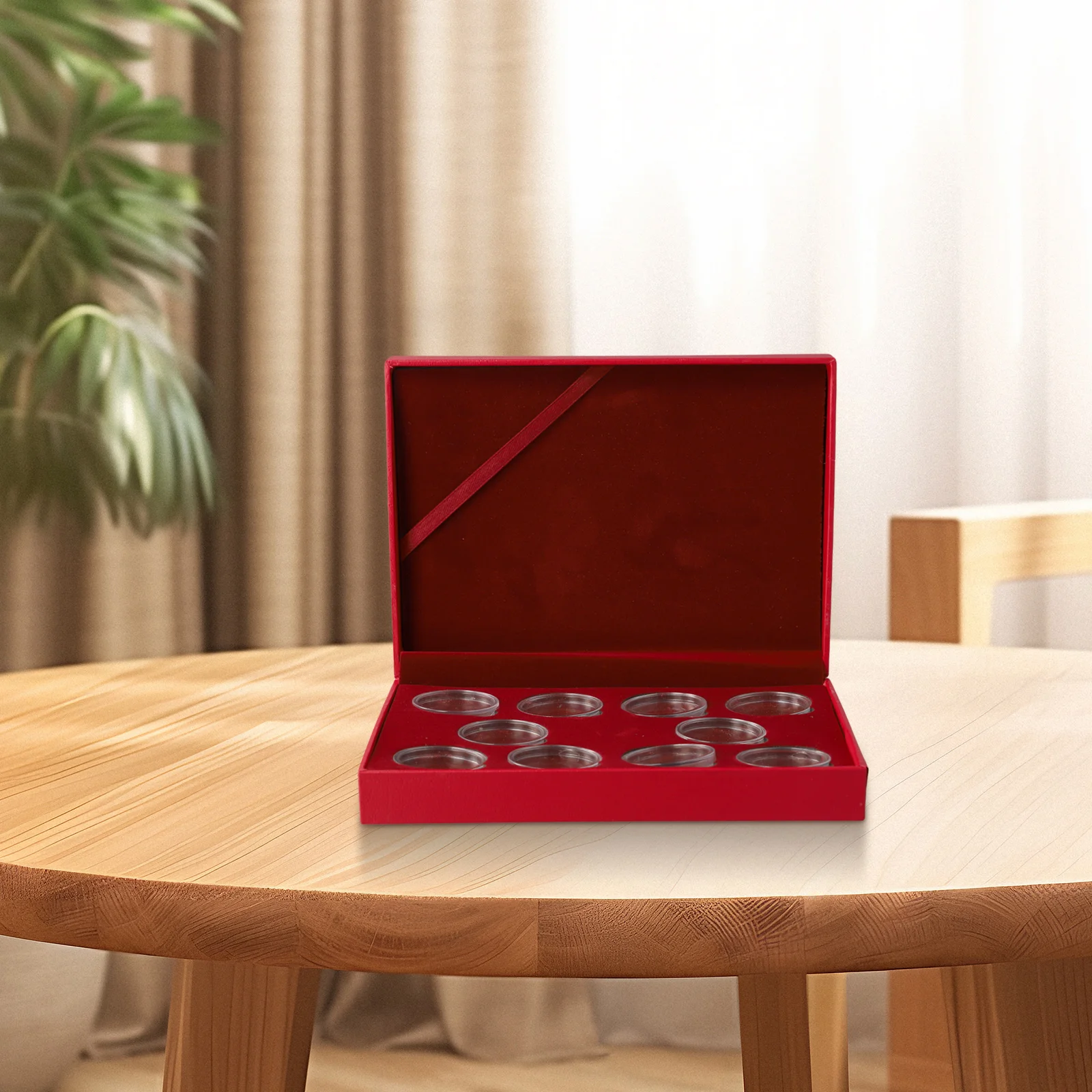 

Display Coin Case Wood Storage Holders Good Sealing Commemorative 27-30mm New Accessories Sale Newest Brand New