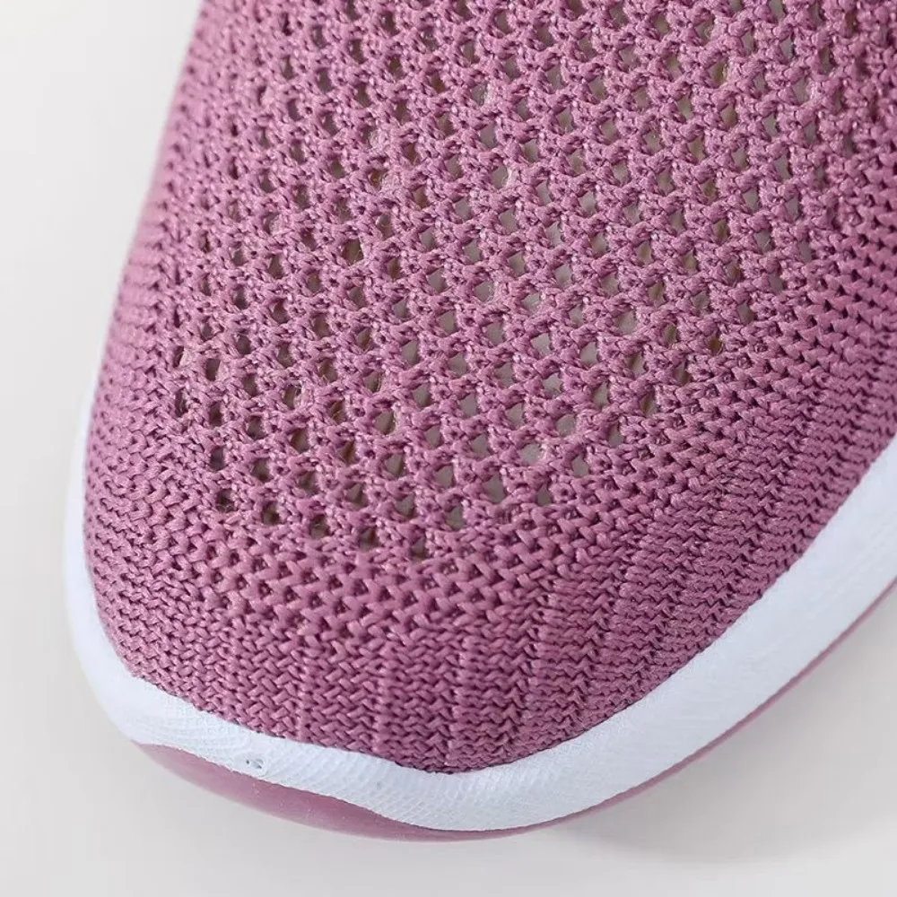 2025 Trendy Coconut Shoes for Women, Lightweight Spring/Autumn Flats with Thick Breathable Soft Soled Mesh 4